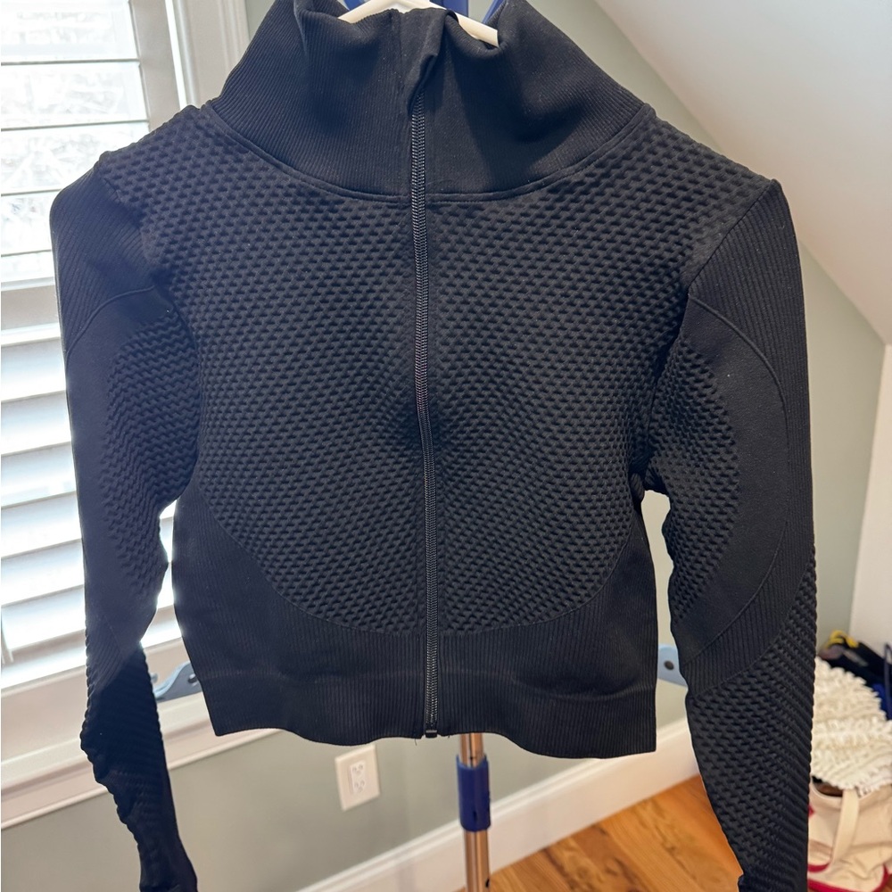 Black Textured Jacket